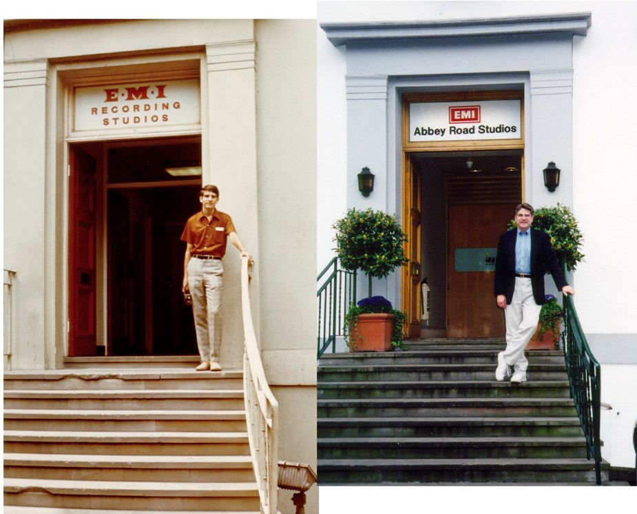 The entrance to Abbey Road Studios in London